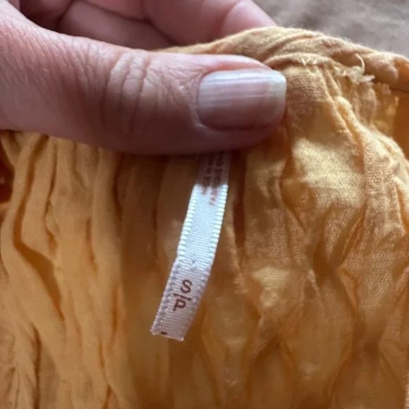 Free people celestial skies midi dress in yellow. Size S. Roomy fit. EUC. - Picture 2 of 6